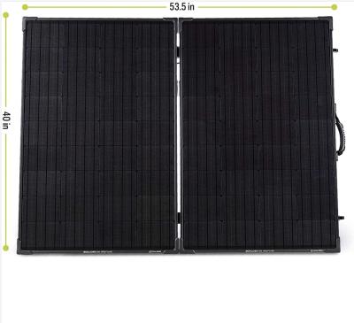 China Solar System Solar Panel 200 Watt Monocrystalline Towel Lap Solar Panel For Rooftop Or Ground for sale