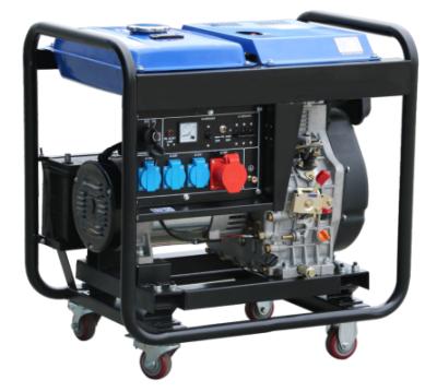 China Beigood Diesel Generator Open Frame 7500w 5kw 6kw Diesel Generator With Auto Digital Voltage Regulator Multimeter 820*580*700mm for sale