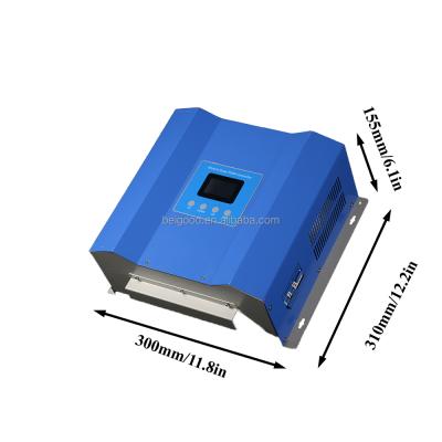 China Charger Controller Controller With Discharge Charge 1000w 48v LCD PWM Wind Solar Hybrid Charge Controller Off Grid Gel Battery for sale