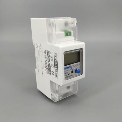 China 5(65)A 120V 60HZ Display Voltage Current Positive Reverse Single Phase Din Rail Reactive Power KWH Watt-Hour Energy Meter DDS-238-2 Switch for sale