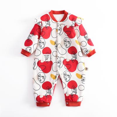 China Soft Comfy Top Sale Quality Guaranteed Pajamas Baby Romper Organic Cotton Romper Baby Set for sale