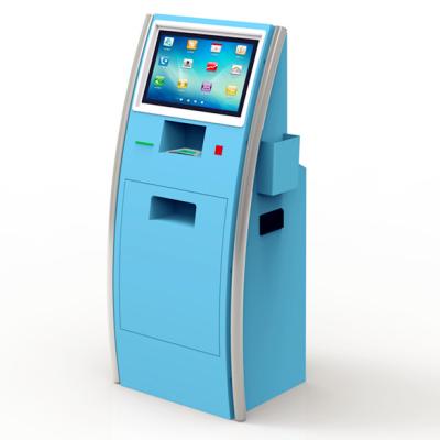 China SDK Factory Document A4 Laser Printing Kiosk RFID Metal Keyboard Printing Kiosk for sale