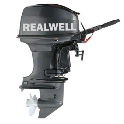 China REALWELL 40HP 2 stroke water cooling outboard motors for sale 24L for sale