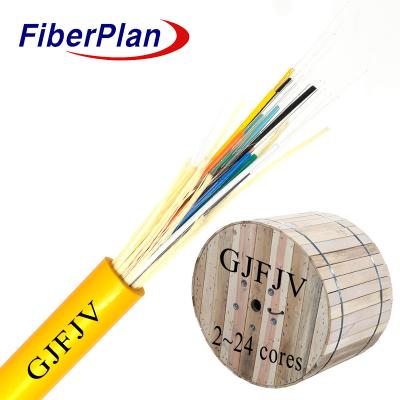 China Cabos de fibra óptica para interiores 24 núcleos de fita de fibra óptica para interiores à venda