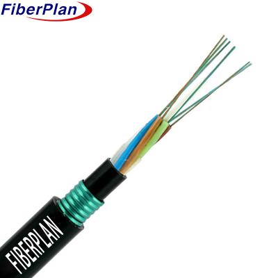 Cina GYTY53 PE Capo interno esterno 8 Core Single Multi Mode Fiber Optic Cable in vendita