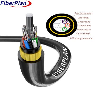 Китай Воздушный двойной жилетный многоядерный мультимодный ADSS волоконно-оптический кабель продается