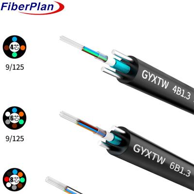 China Multi Mode PBT Loose Tube Steel Wire Reinforcing GYXTW for sale