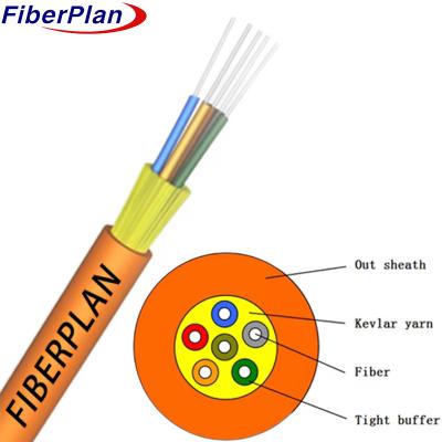 China Distribution Tight Buffer Optical Cable GJFJV for sale