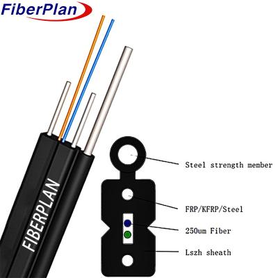 Chine Fibre à la maison aérienne extérieure, câble de chute, autoportance FTTH à vendre