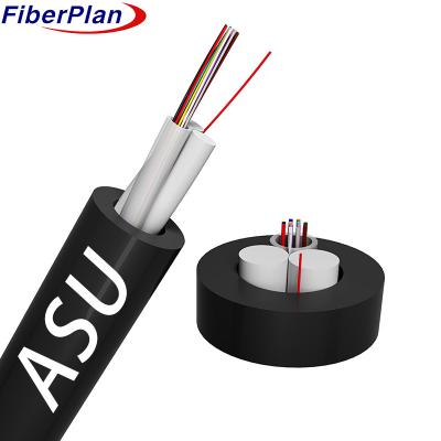 China Cable de fibra óptica ASU com fibra de tipo G.652D para transmissão de dados de alto desempenho à venda