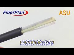 Outdoor Single Sheath Outdoor Aerial Fiber Optic Cable Mini Adss Asu 2-12 Cores