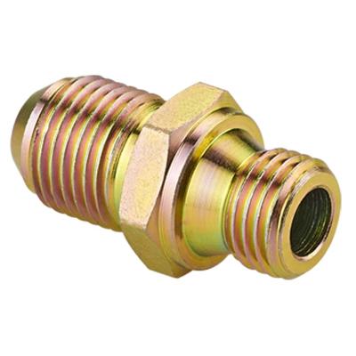 China Carbon Steel/Stainless Steel Brass Hydraulic Pipe Adapter Metric Thread Adapter for sale