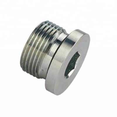 China Stainless Steel Pipe Thread Cavity Butt Threaded Hole Plug for sale