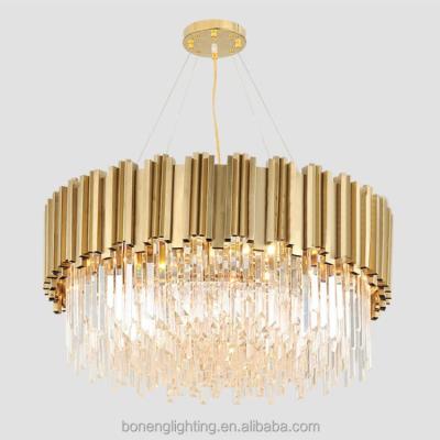 China Modern Decoration Wholesale Price Indoor Lighting Indoor Home Lamparas Hanging Light Modern Luxury Crystal Chandelier Pendant for sale