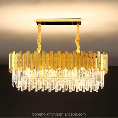 China Wholesale Modern Decoration Modern Customization Indoor Stainless Steel Gold Ceiling Lamp Crystal Chandelier For Indoor Lighting Modern for sale