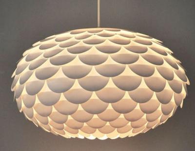 China Contemporary Top Selling Plastic Material Shade Horn Pendant E27 Led Light Source Light Chandelier Pendant for sale