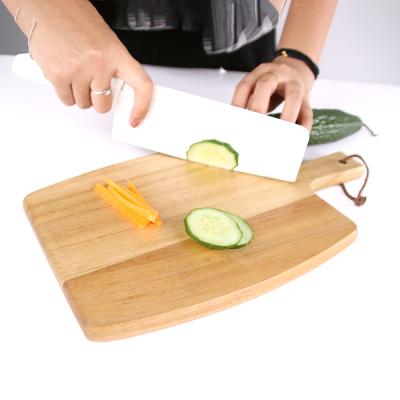 China Retro Wooden Chopper Sustainable Creative Kitchen Tray Walmart Chopper With Handle Chopper for sale