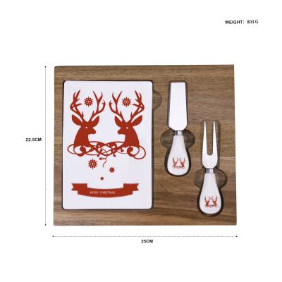 China Amazon Viable Wholesales Cheese Board SLATE Cheese Board and Knife Set Marble Cheese Board with Tools for sale