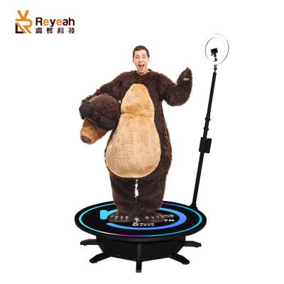 China Ready Running Portable 360 ​​Degree Video Booth Slow Motion Metal Sheet 360 Degree Video Booth for sale