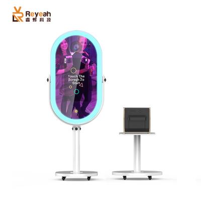 China Magical Party/Event/Wedding Mirror Photo Booth Party Rental/Rental Oval Mirror With Reasonable Cost for sale