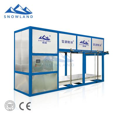 China food & Beverage plant 5000kg per technology block ice machine fully automatic, suitable for ocean fishing for sale