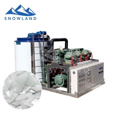 China food & Snowland beverage factory 2021 the wholesale price of flake ice machine with 0.8t capacity for fruit and vegetable preservation for sale