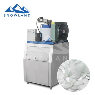 China food & Factory 2021 SNOWLAND Beverage automatic commercial ice maker 1.0T, efficient and environmental friendly for chemical cooling for sale