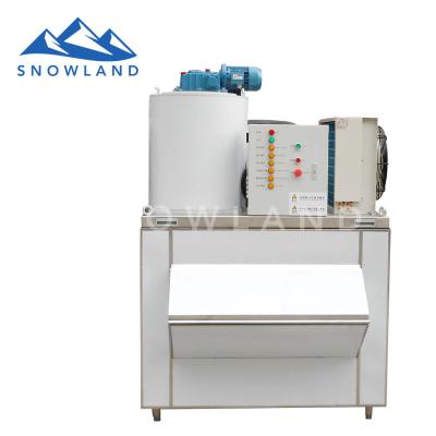 China food & Factory Snowland 1ton/24h beverage last flake ice maker without the chemical required for food freshing for sale