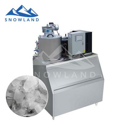 China food & Factory SNOWLAND mini ice maker 0.5T design new snow drink flake ice machine for sale in 2021 for sale