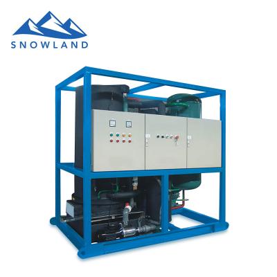 China 2021SNOWLAND factory automatic edible tube ice machine with 3000kg/Day for transporting/preserving fruits and vegetables for sale