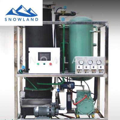 China Factory 2021SNOWLAND the NEW design tube ice machine with 2tons/Day for transporting/preserving fruits and vegetables for sale