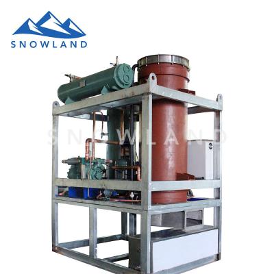 China Factory 2021SNOWLAND automatic edible tube ice cream machine with 3000kg/Day for fruits and vegetables for sale