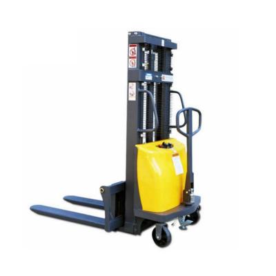 China Hotels 1 Ton 2 Ton Semi Electric Stacker 5m Electric Lift Low Price Good Quality Good Quality for sale