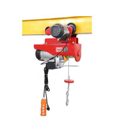 China Factory 12m Professional Micro 20m Micro Electric Wire Rope Pulley Crane Hotels Small Crane Custom for sale