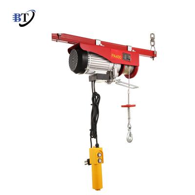 China Durable Micro Motor Factory Electric Wire Rope Wire Rope Chain Hoist Durable Professional Hoist Small Hoist for sale