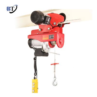 China Durable Lifting Machine Construction 20m Durable Wire Rope Electric Micro Hoist For Material Handling for sale