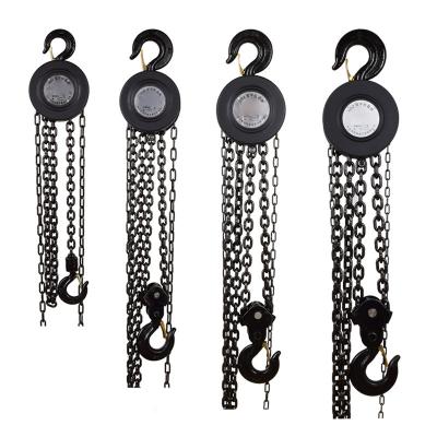 China Construction China factory supply small chain block 10m 100kg hsz portable hand hoist 0.5t 0.3t for sale