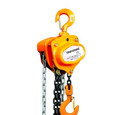 China Construction Hand Manual Portable Triangle 3m 6m 500 Kg Chain Blocks Pulley Block Crane for sale