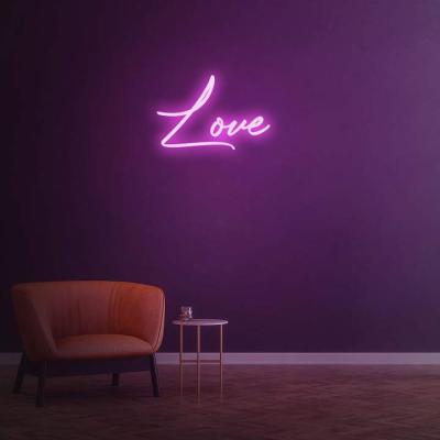 China The warehouse love neon sign for cheap party wedding home room wall decoration price bar store customs lead the neon sign for sale