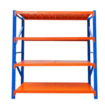 China Warehouse Rack Latest Design Organizer Heavy Duty Wire Shelf Light Rack Metal Eco-friendly Storage for sale