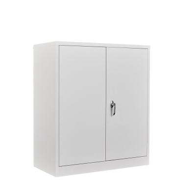 China Modern high quality double leaf door 2 layers flat steel file cabinet for office for sale