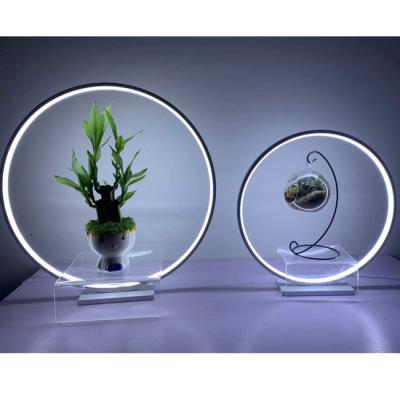 China Wholesale hotel hotsale new circle led light with acrylic holder for sale