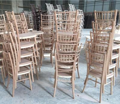 China Cheap wooden used stackable restaurant chair chiavari chairs for sale for sale