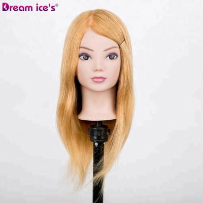 China 100% Styrofoam Mannequin Head Dream.Ice Hairdressing Hair Salon Wholesale Training Dummy Hair Training Head for sale