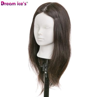 China Cheap Styrofoam Mannequin Dream Master Ice Hair Price Hairdresser Training Head With 100% Hair Mannequin Head for sale