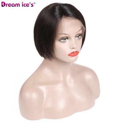 China Dream Ice Bob Wig 150% Density Wave Hair Short 8 Inch Lead Lace Front Wigs For Black Women for sale