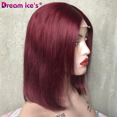 China Dream.Ice Wave Silky Straight Lace Front Peruvian Virgin Hair 4*4 Full Lace Front Wigs HD Human Hair Lace Front Wigs For Black Women for sale