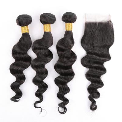 China Cut Loose Wave 100% Bulk Hair Pre Crochet Braid Hair Extensions No Weft Virgin 7a Hair for sale