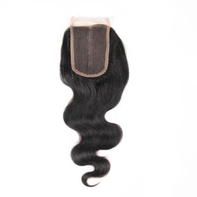 China FREE SHIPPING Wholesale Straigth Grade 8A 4X4 13X4 Lace Closure Virgin Hair Silk Top Piece for sale