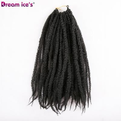 China Loose Wave Soft Braid Synthetic Fiber New High Quality And Silky Afro Curly Crochet Braiding Hair for sale